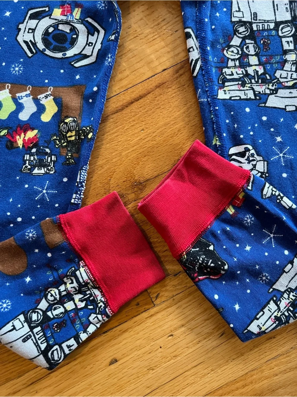 Hanna Andersson Star Wars Organic Cotton Christmas Pajama PJs Set Size 5